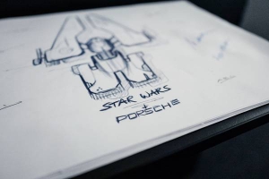 Porsche en Lucasfilm ontwerpen ruimteschip voor Star Wars