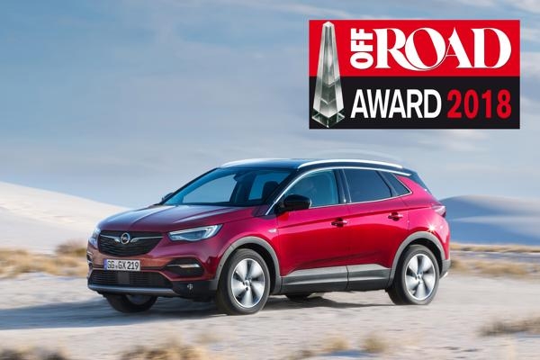 Beste in zijn klasse: Opel Grandland X wint Off Road Award