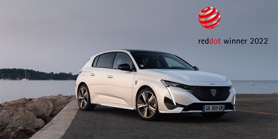 Peugeot 308 onderscheiden met Red Dot Award 2022