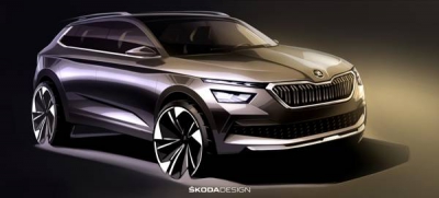 SKODA KAMIQ: de eerste schetsen