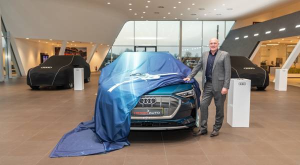 André Kuipers start nieuwe reis in Audi e-tron