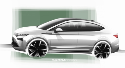 &Scaron;koda onthult eerste schetsen nieuwe Enyaq: update met Modern Solid designtaal