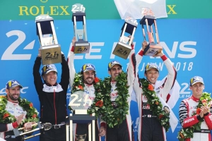 Toyota GAZOO Racing pakt historische 1-2-overwinning op Le Mans 2018