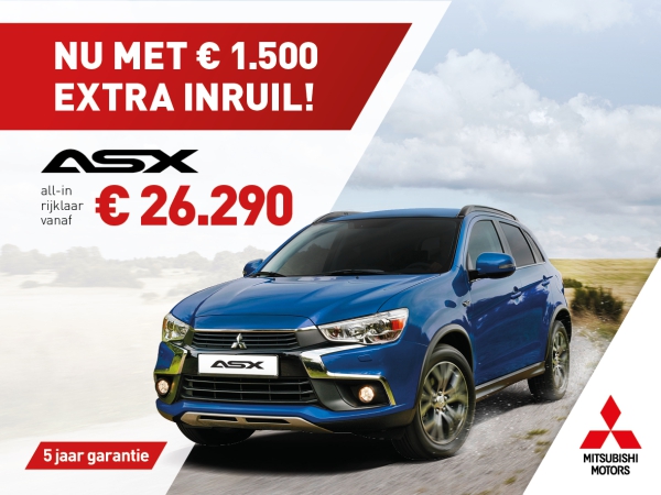 Mitsubishi ASX  ACTIE!!!!