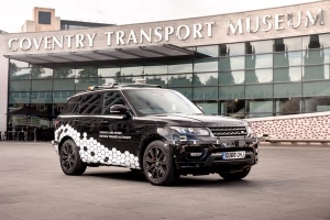 Eerste geslaagde test met zelfrijdende Range Rover Sport